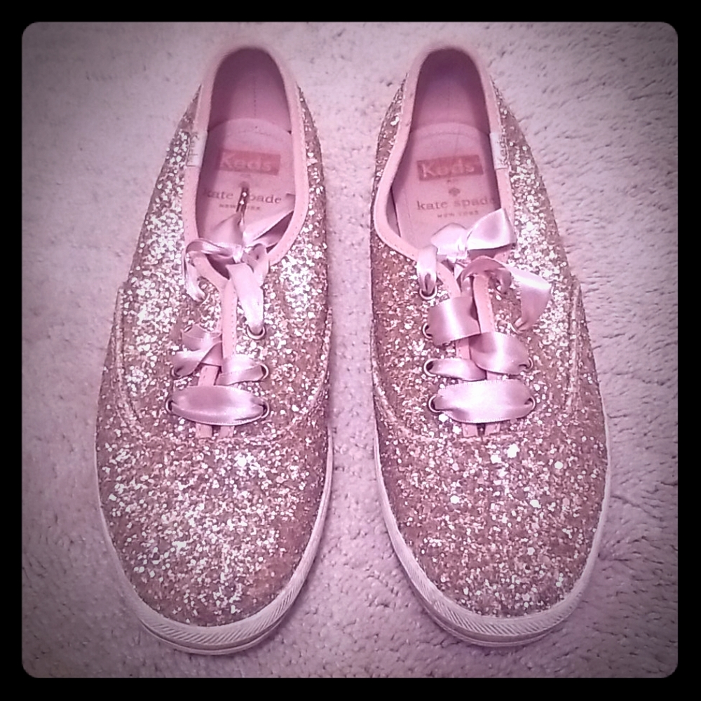 Keds Kate Spade Rose Gold sneakers